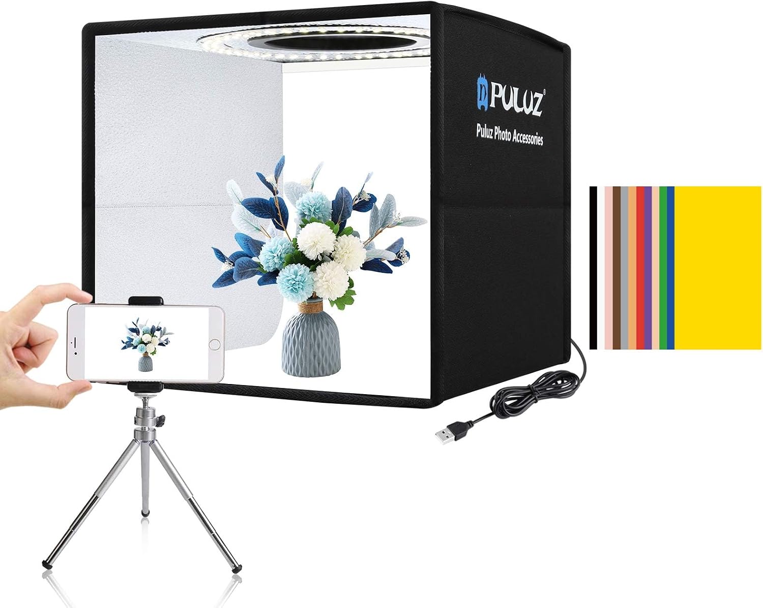 Photography Lighting App - RGB LED Panel Video Light with