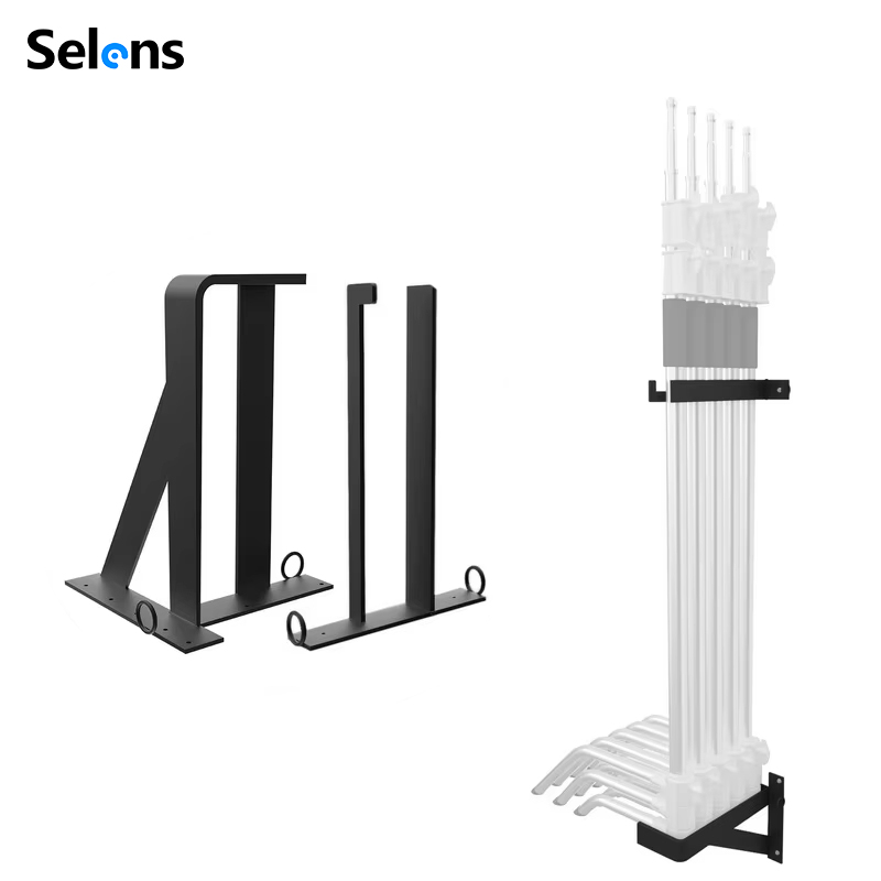 Photography Lighting Mount - Selens Wall Mount C-Stand Storage Rack