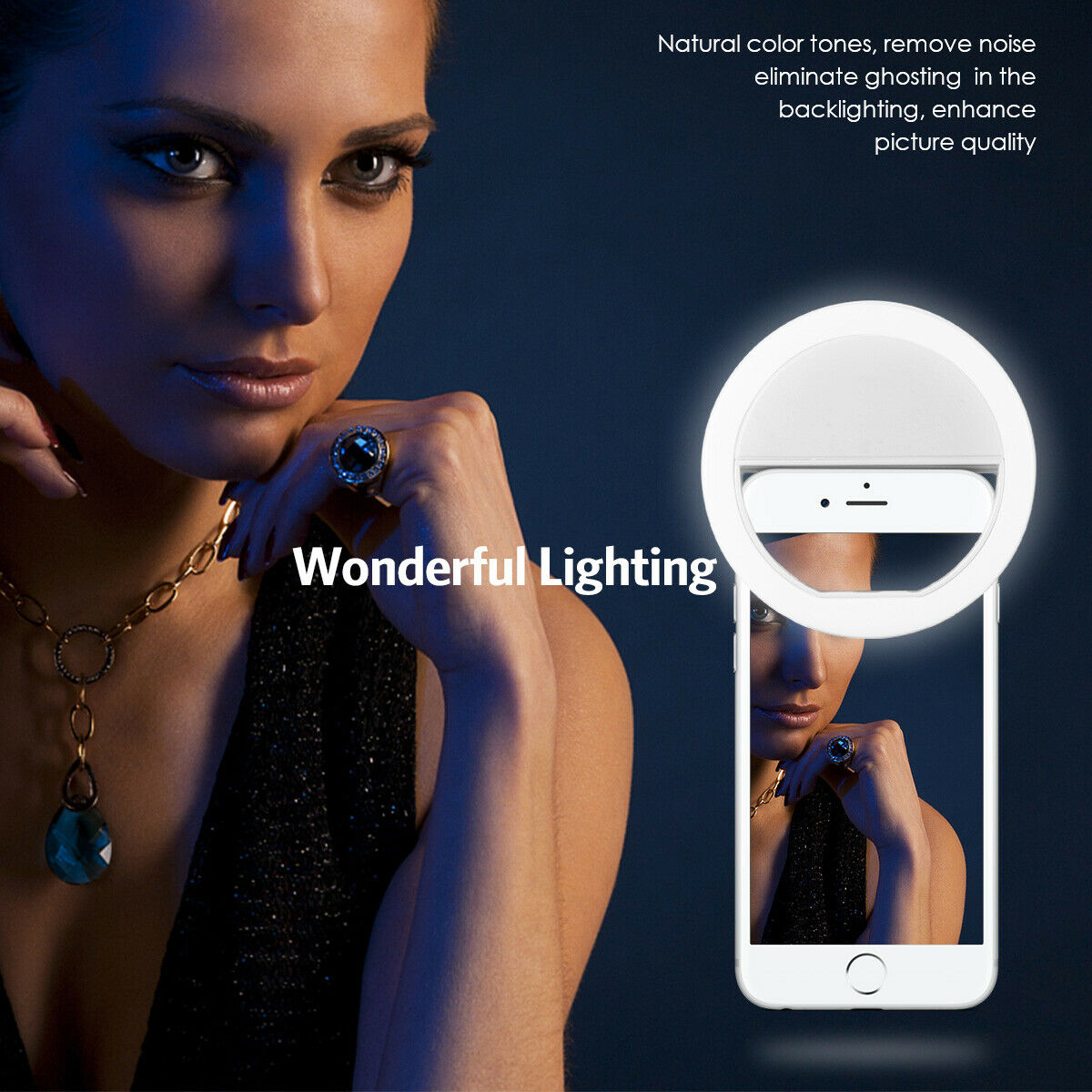 Photography Lighting Continuous - USB Charge Led Selfie Ring Light