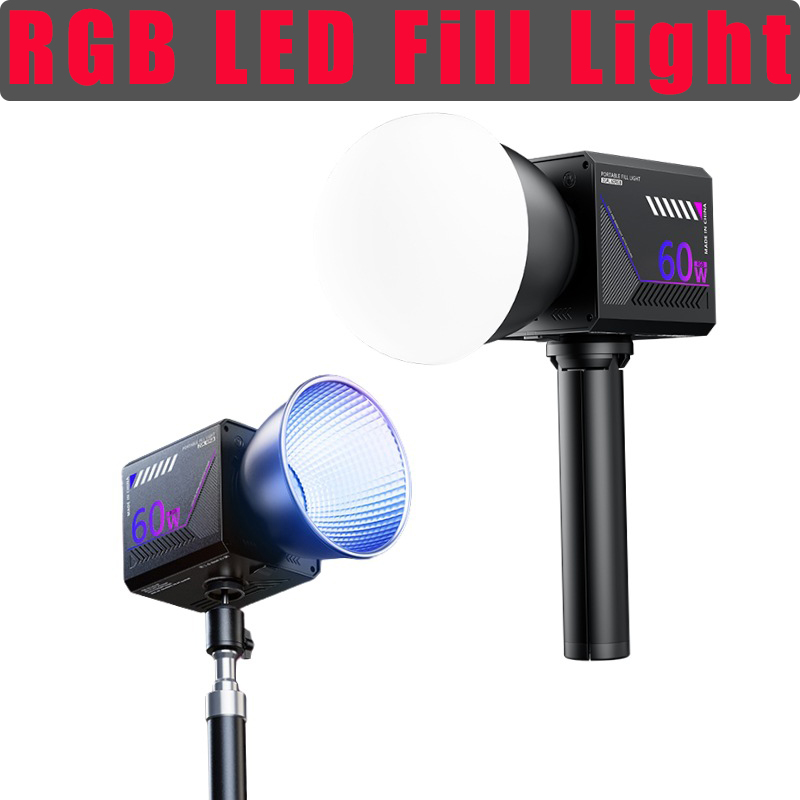 Photography Lighting Meter - 60W RGB Video Light Portable LED