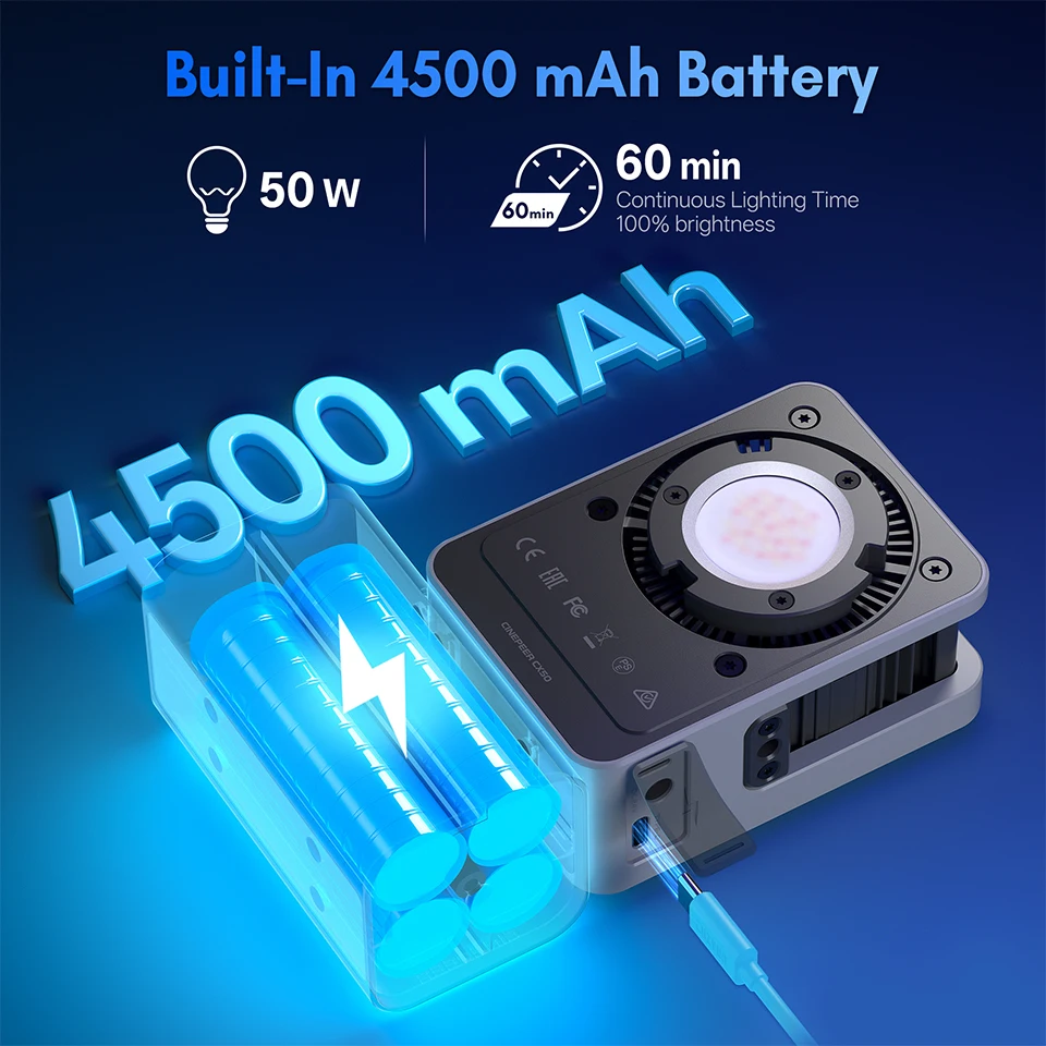 Zhiyun CINEPEER CX50 RGB Video - Photography Lighting App review and price
