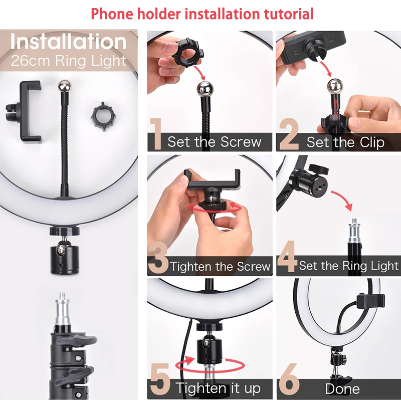16/26/33cm Selfie Ring Light P - Photography Lighting Continuous review and price