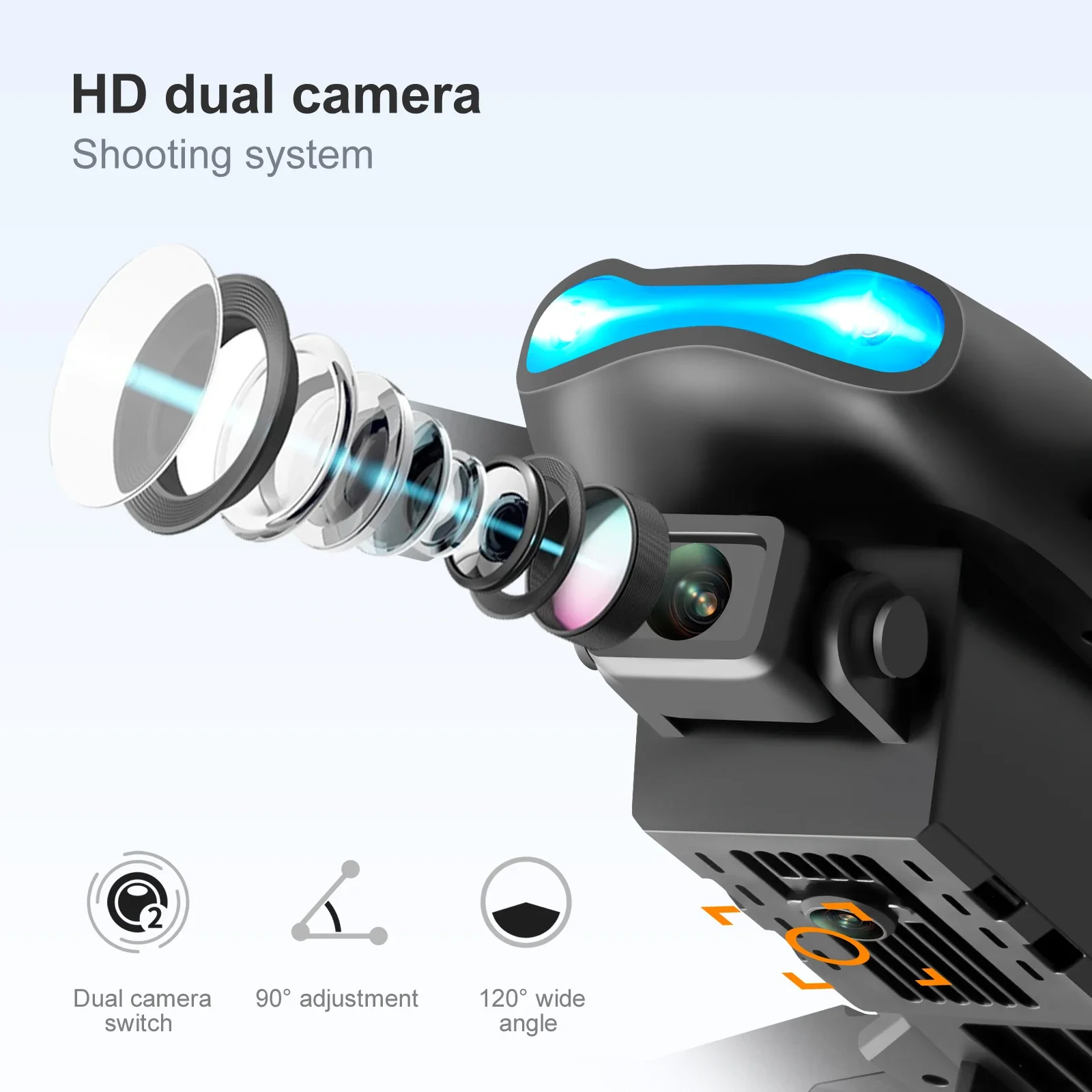 K3 E99PRO Drone with Dual HD C - Photography Lighting App review and price