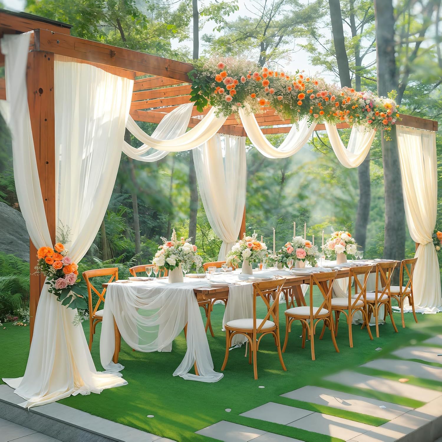 Tulle Backdrop Curtains, Optio - Photography Lighting Home review and price