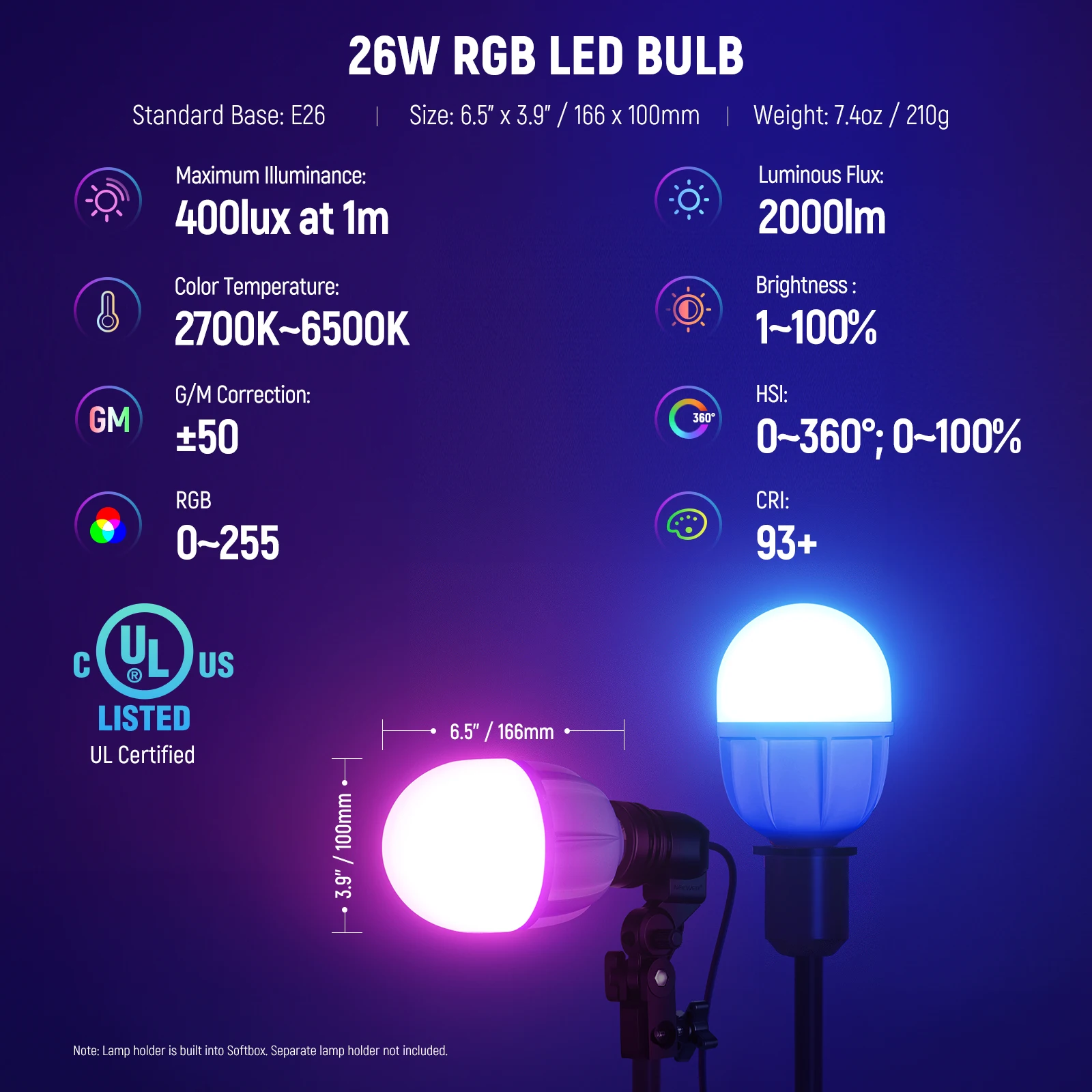 NEEWER RGB Softbox Lighting Ki - Photography Lighting App review and price