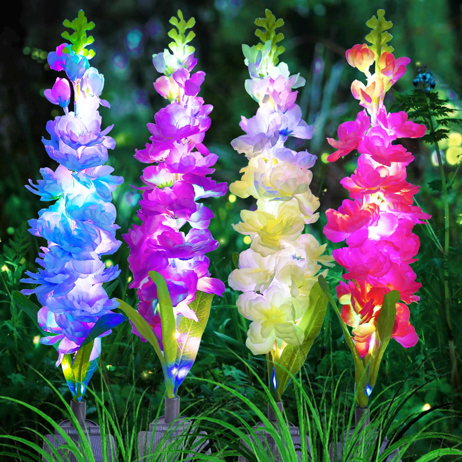 Solar Garden Lights, Solar Del - Flower Photography Led Lighting Pack review and price