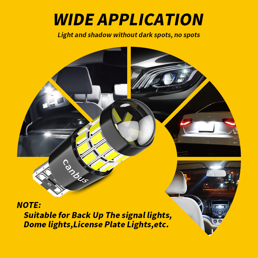 DXZ 2PCS W5W T10 LED Bulbs Len - Interior Photography Lighting review and price