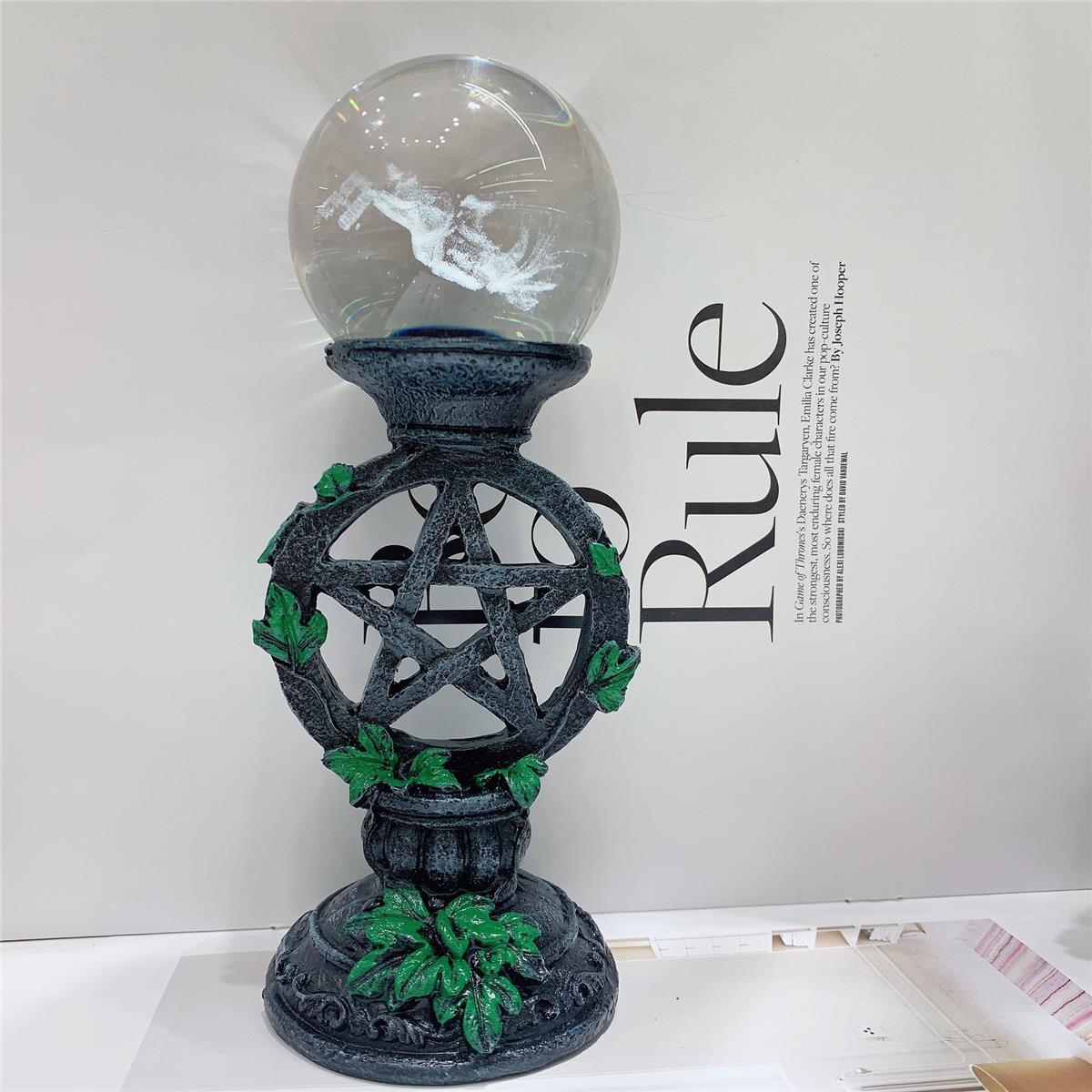 Pentagram Ornament Jade Base C - Photography Lighting Home review and price