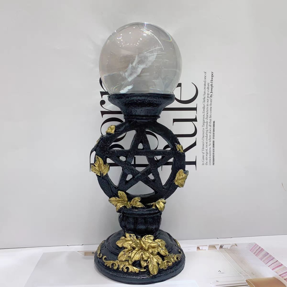 Pentagram Ornament Jade Base C - Photography Lighting Home review and price