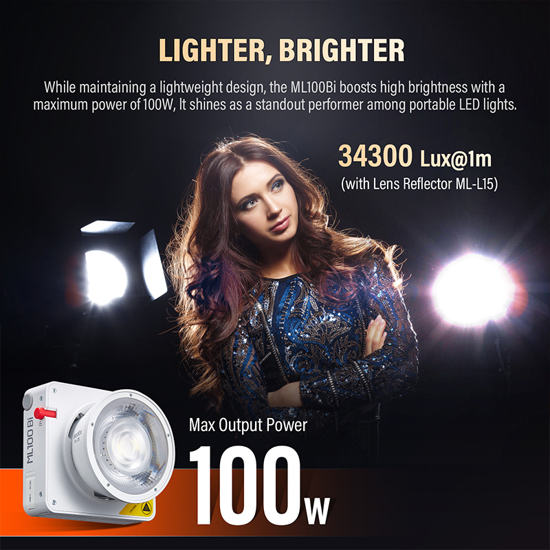 Godox ML100Bi/ML100R Bi-Color  - Photography Lighting App review and price