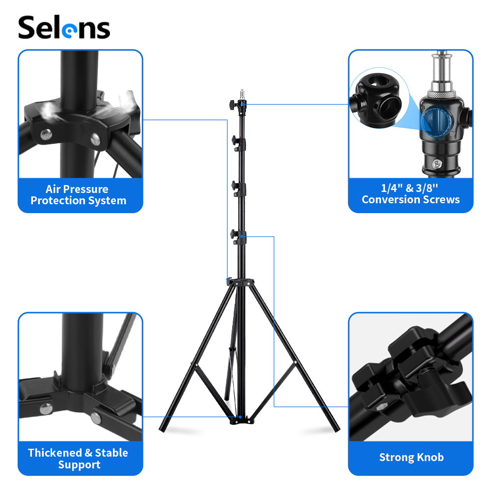 Selens 2.2~3.95m Air-Cushion L - Photography Lighting Mount review and price