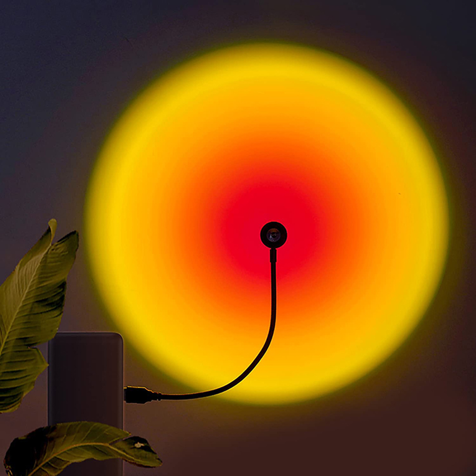 1x USB Sunset Lamp LED Rainbow - Photography Lighting Home review and price