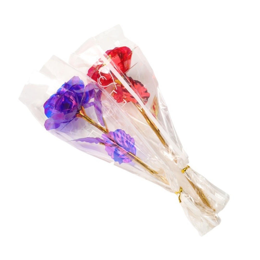 Glowing Gold Foil Rose Flower  - Photography Lighting Simulation review and price