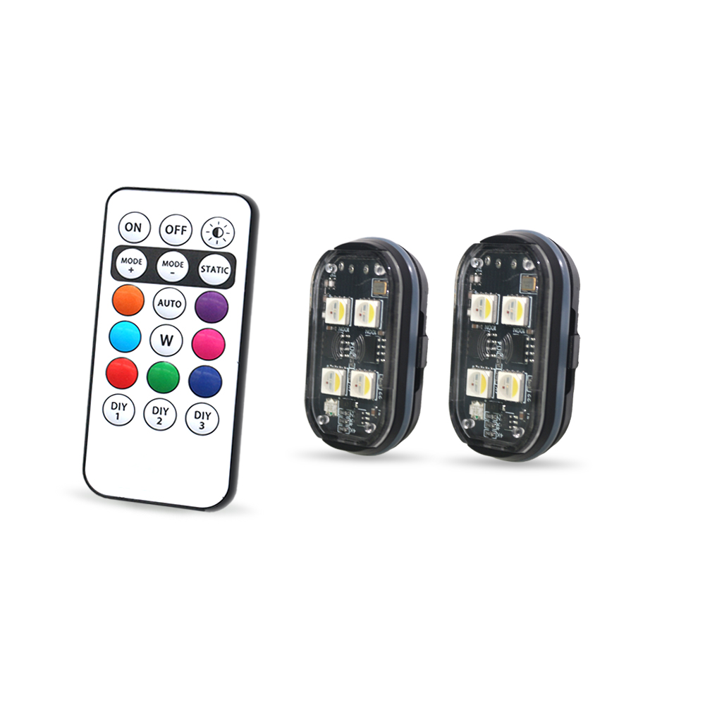 2Pc RGB Car Ambient Light, Col - Interior Photography Lighting review and price