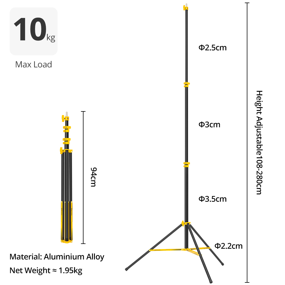 AMBITFUL GM280Y 280cm Professi - Photography Lighting Meter review and price