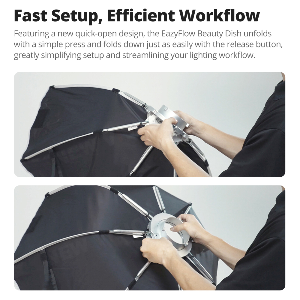 New Godox EazyFlow Beauty Dish - Photography Lighting Meter review and price
