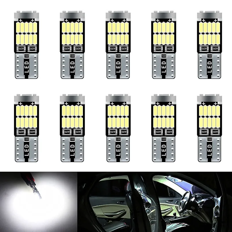 10pcs T10 W5W 194 501 Led Canb - Interior Photography Lighting review and price