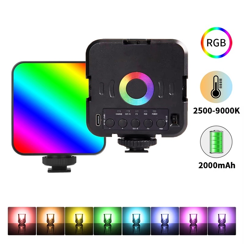 Portable Mini RGB Video Light  - Photography Lighting Mount review and price