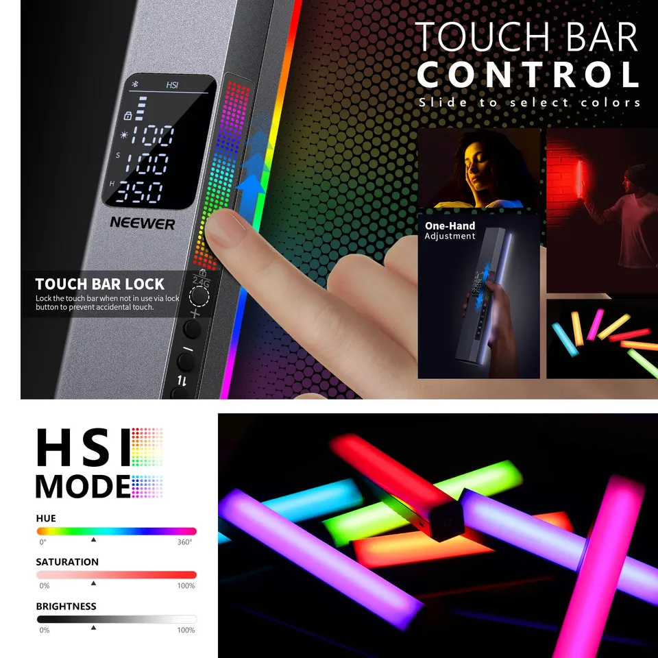 For NEEWER RGB Magnetic Handhe - Photography Lighting App review and price