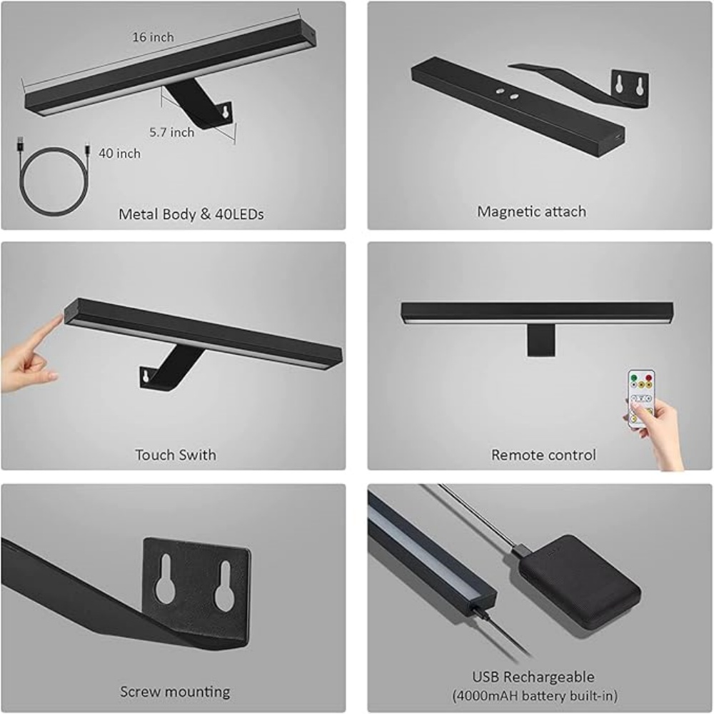 4000mAh LED Rechargeable Wall  - Photography Lighting Wireless review and price